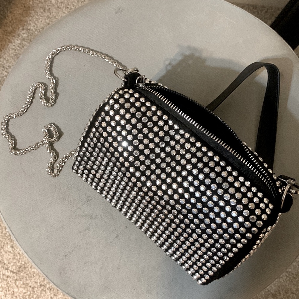Glamorous Mini Rhinestone Decor Chain Square Bag ❕✨ - Picture 4 of 5